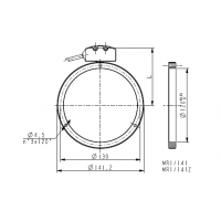 Anello magnetico foro 120mm MRI_141-90-5-120